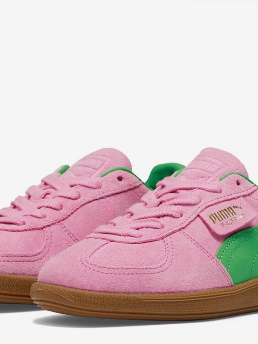 Puma women Pink Suede Palermo Sneakers